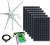 TrendlySolar 1000W Wind/Solar Kit - 400W Wind Turbine + 6x100W Mono Solar Panel + 24V Hybrid MPPT Contr.
