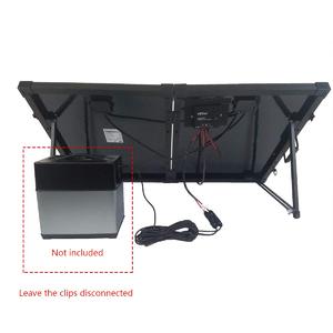 ACOPOWER 100W Portable Solar Panel Kit, Waterproof 20A Charge Controller for Both 12V Battery and Generator