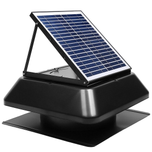 GBGS Solar Attic Fan 1750 CFM, IP68 Brushless DC Motor, Adjustable Solar Panel, 14in Fan Blades, 40db, Double Rust Free Anti-Aging, Easy Install, 10 Years Warranty, Size 23.623.69.8in, 29lbs/Unit