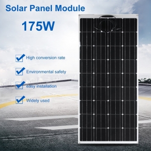 Genuine store 175 Watt 175W Solar Panel with MC4 Connectors | Waterproof Flexible Monocrystalline Lightweight Poly Off Grid Battery Charger for RV, Boats, Roofs, Cabin, Tent, Car, Trailer, Ultra Thin
